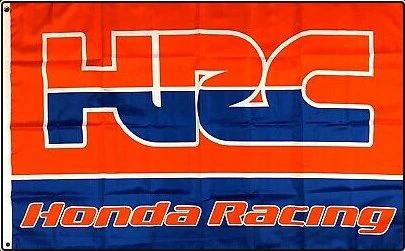 Honda HRC Racing Red Blue Flag 3X5 Ft Polyester Banner USA 90x150cm by flagsjustdoit
