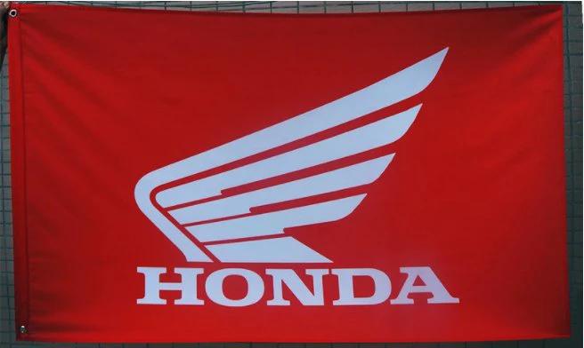 Honda Racing Motorcycles Flag 3X5 Ft Polyester Banner USA 90x150cm by flagsjustdoit
