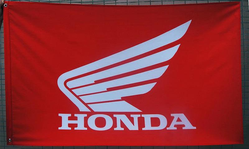Honda Flag-3x5FT Honda Racing Motorcycles Banner-100% polyester by flagsshop