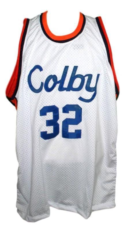 Curtis Gates Jersey #32 Hoop Dreams Colby Basketball White by My store basketball