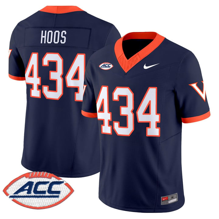Hoos Jersey #434 Virginia Cavaliers 2025 Vapor Limited Stitched 1995 by My Store NCAA Football Jerseys