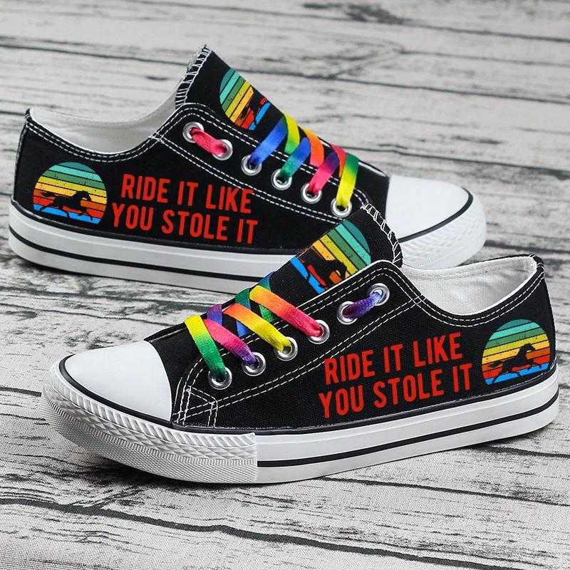 Horse Canvas Sneakers Shoes For Men Women Fans by Crocs