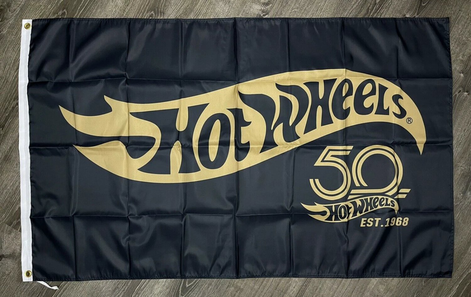 Hot Wheels Blue Flag 3X5 Ft Polyester Banner USA 90x150cm by flagsjustdoit