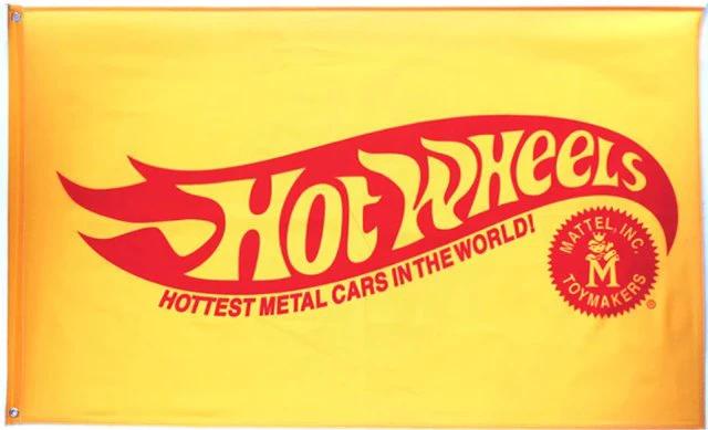 Hot Wheels Yellow Flag 3X5 Ft Polyester Banner USA 90x150cm by flagsjustdoit