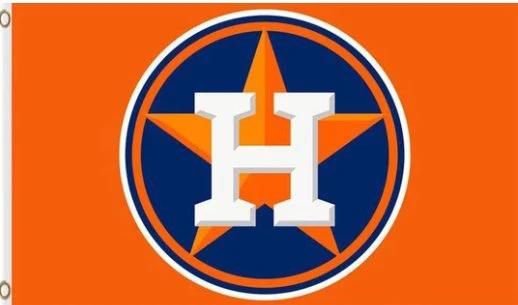 Houston Astros Baseball Team flag 3X5Ft Banner USA Polyester with Brass Grommets - 30 by flagsjustdoit