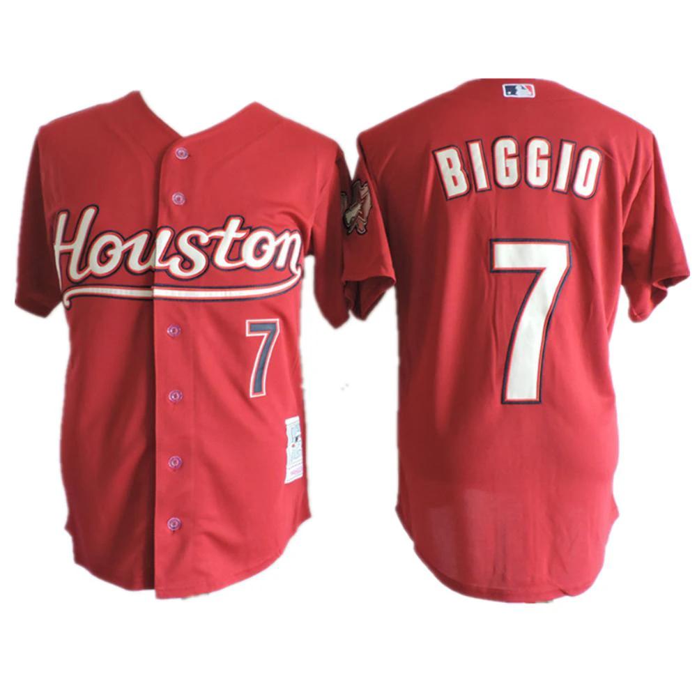 Houston Astros Craig Biggio Red Throwback Jersey by My Store