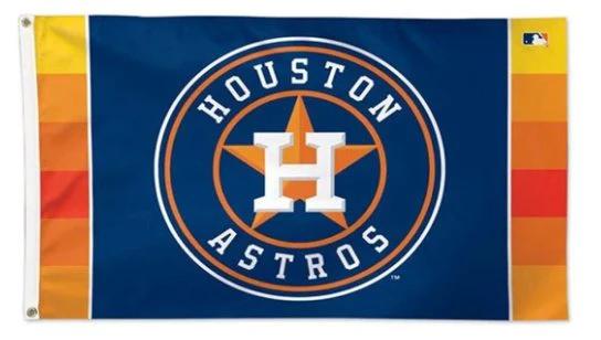 Houston Astros Deluxe Nation flag 3X5Ft Banner USA Polyester with Brass Grommets - 23 by flagsjustdoit