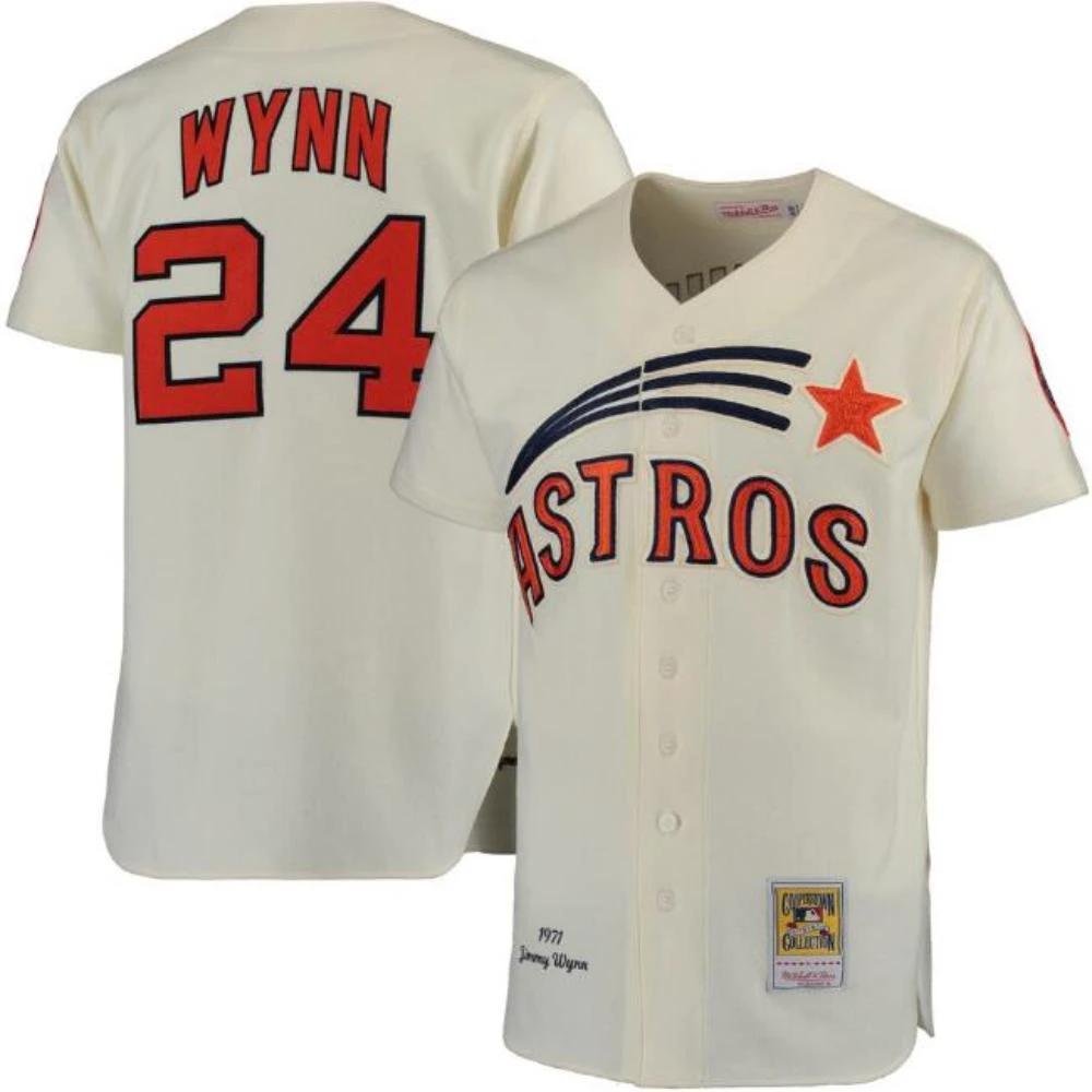 Houston Astros Jimmy Wynn Cream 1971 Throwback Jersey by My Store