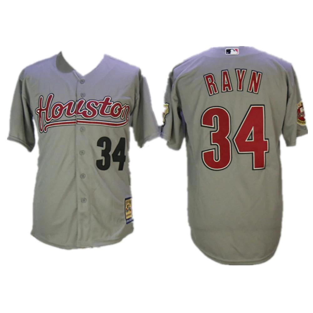 Houston Astros Nolan Ryan Gray 2006 Throwback Jersey by My Store