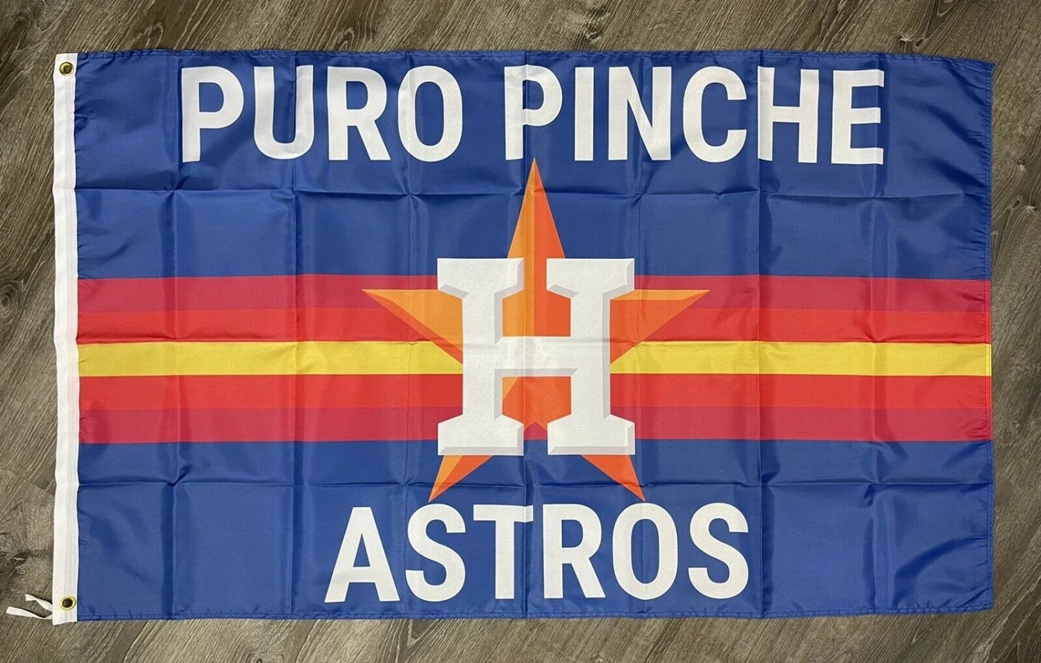 Houston Astros Retro Flag 3x5 ft Classic Sports Blue Banner Man-Cave Bar Pub by flagsjustdoit