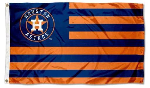 Houston Astros Stars and Stripes Nation flag 3X5Ft Banner USA Polyester with Brass Grommets - 3 by flagsjustdoit