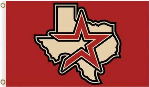 Houston Astros US flag 3X5Ft Banner USA Polyester with Brass Grommets - 13 by flagsjustdoit