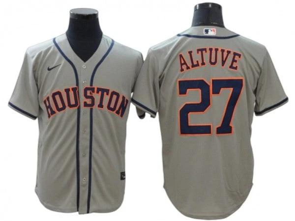 Houston Astros #27 Jose Altuve Gray Road Cool Base Jersey by My Store