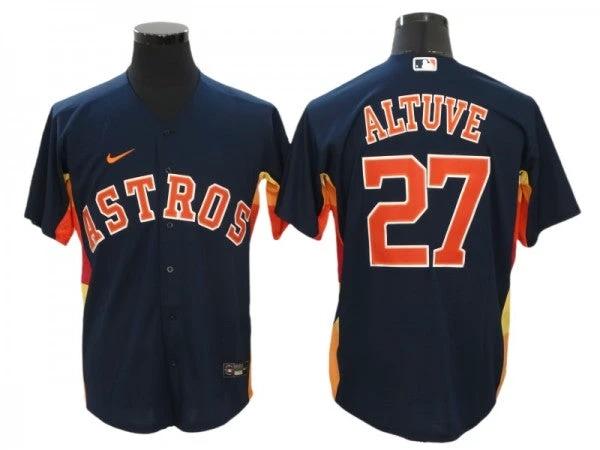 Houston Astros #27 Jose Altuve Navy Alternate Cool Base Jersey by My Store