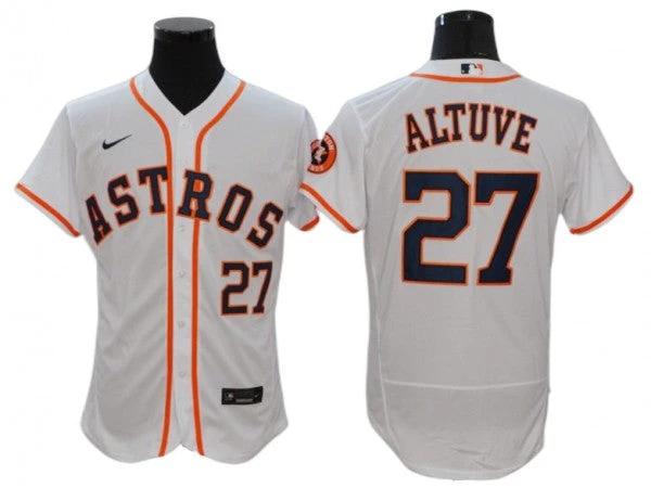 Houston Astros #27 Jose Altuve White Home Flex Base Jersey by My Store