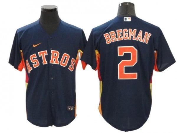 Houston Astros #2 Alex Bregman Navy Alternate Cool Base Jersey by My Store