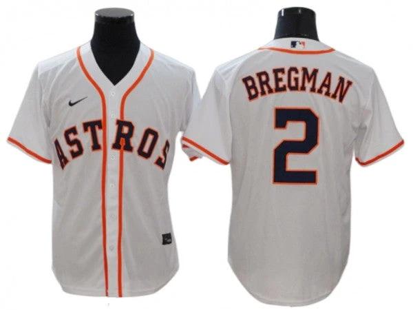 Houston Astros #2 Alex Bregman White Home Cool Base Jersey by My Store