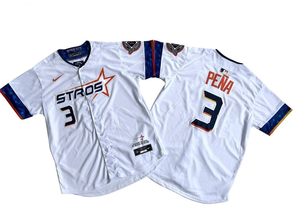Houston Astros #3 Jeremy Pena White 2025 City Connect Limited Jersey by My Store
