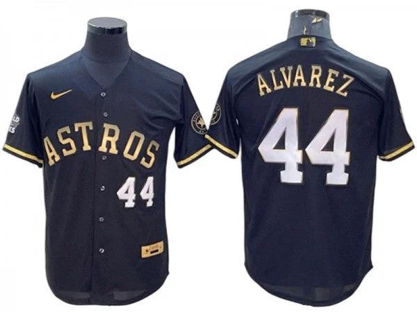 Houston Astros #44 Yordan Alvarez Gray Road Cool Base Jersey by My Store