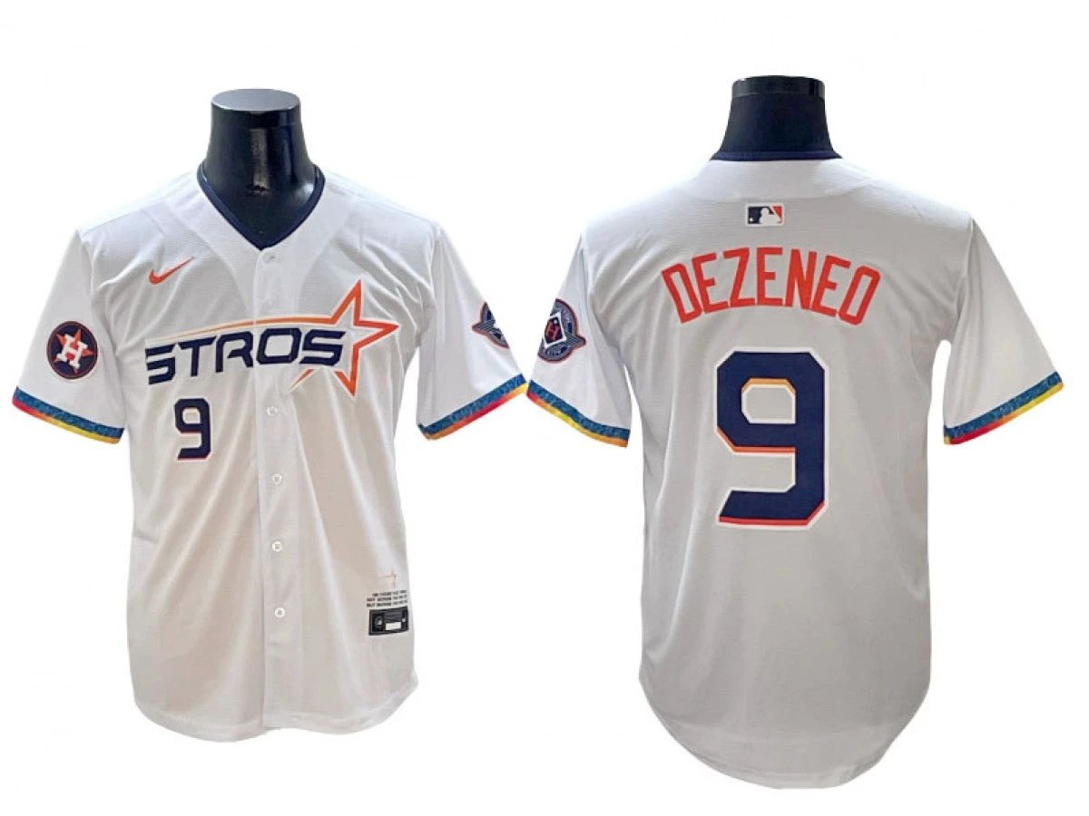 Houston Astros #9 Zach Dezenzo White 2025 City Connect Limited Jersey by My Store