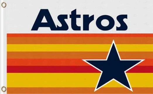 Houston Astros logo with star flag 3X5Ft Banner USA Polyester with Brass Grommets - 4 by flagsjustdoit