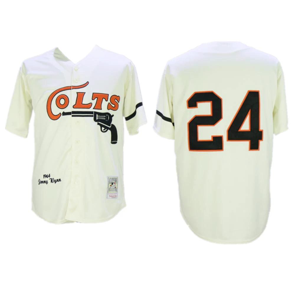 Houston Colts Jimmy Wynn Cream 1964 Throwback Jersey by My Store