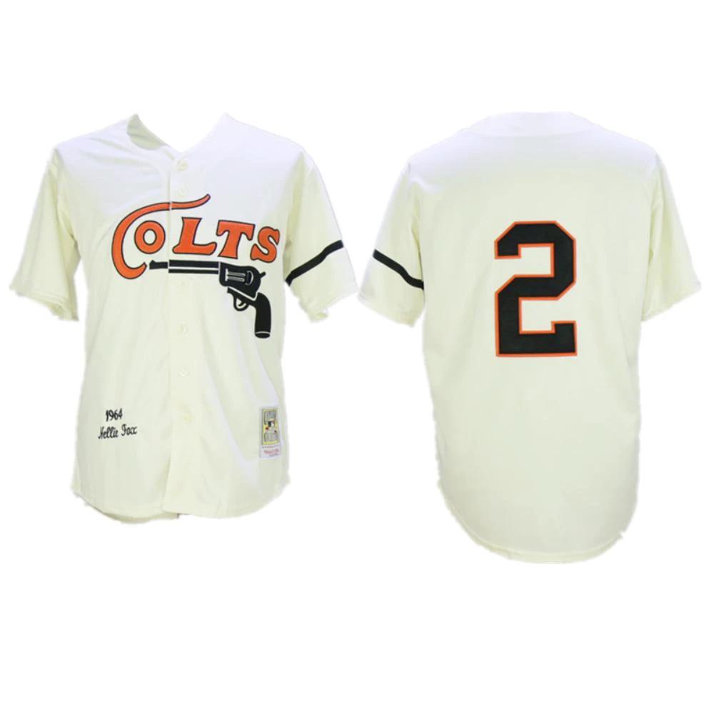 Houston Colts Nellie Fox Cream 1964 Throwback Jersey by My Store