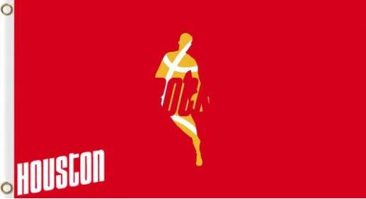 Houston Rockets Basketball US Sport Flag 3X5Ft Polyester Banner USA Digital Print by flagsjustdoit
