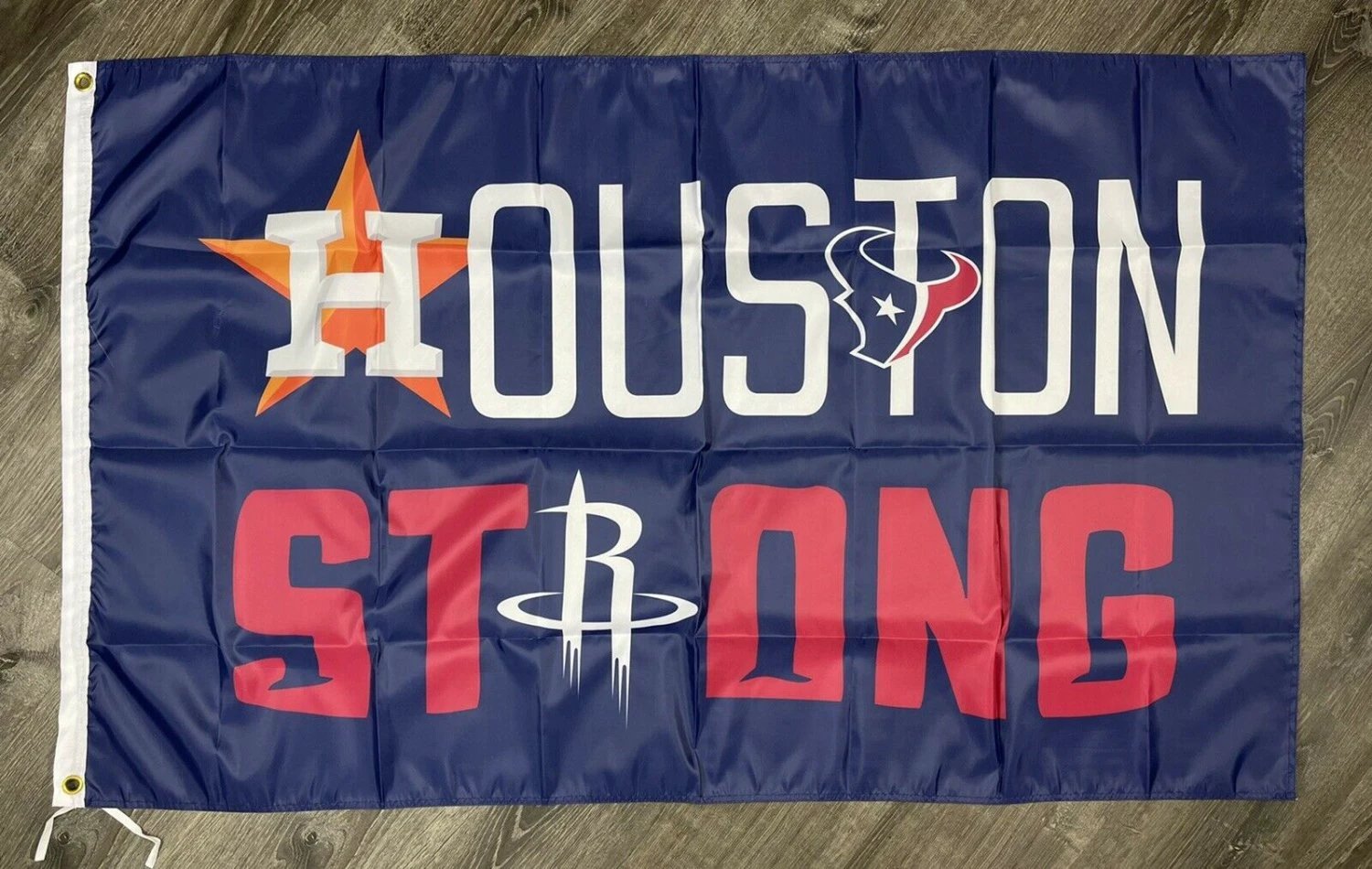 Houston Texans Astros Rockets Flag 3x5 ft Houston Strong Banner by flagsjustdoit