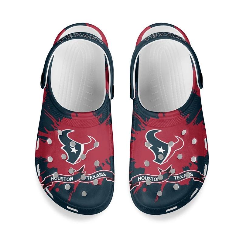 Houston Texans Crocs Unisex Clogs Clog Shoes by Crocs