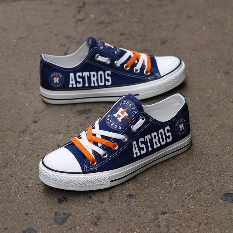 Houston Astros Limited Print Low Top Canvas Shoes Sport Sneakers For Men Women Fans by Crocs