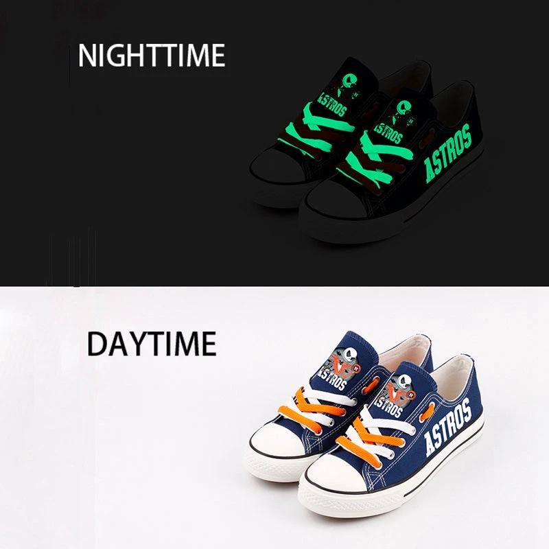 Houston Astros Limited Print Low Top Canvas Shoes Sport Sneakers For Men Women Fans by Crocs