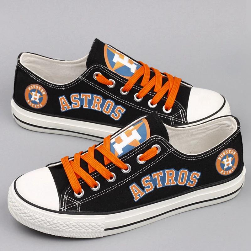 Houston Astros Limited Print Low Top Canvas Shoes Sport Sneakers For Men Women Fans by Crocs