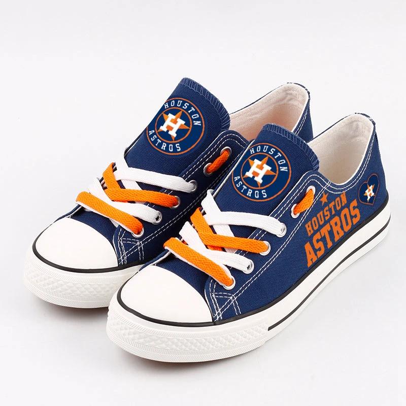 Houston Astros Limited Print Low Top Canvas Shoes Sport Sneakers For Men Women Fans by Crocs