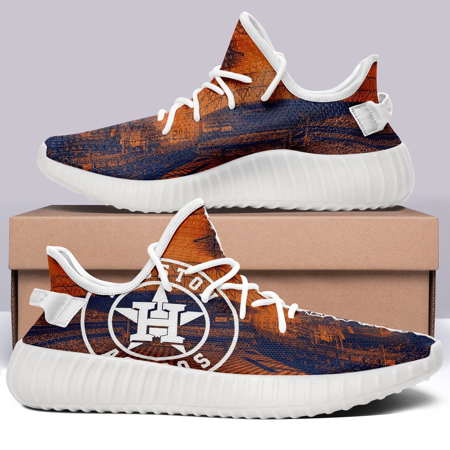 Houston Astros NFL 350v Yeezy Sneakers For Men Women Fans by Crocs