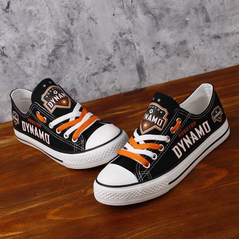 Houston Dynamo Low Top Canvas Sport Sneakers Shoes For Men Women Fans by Crocs