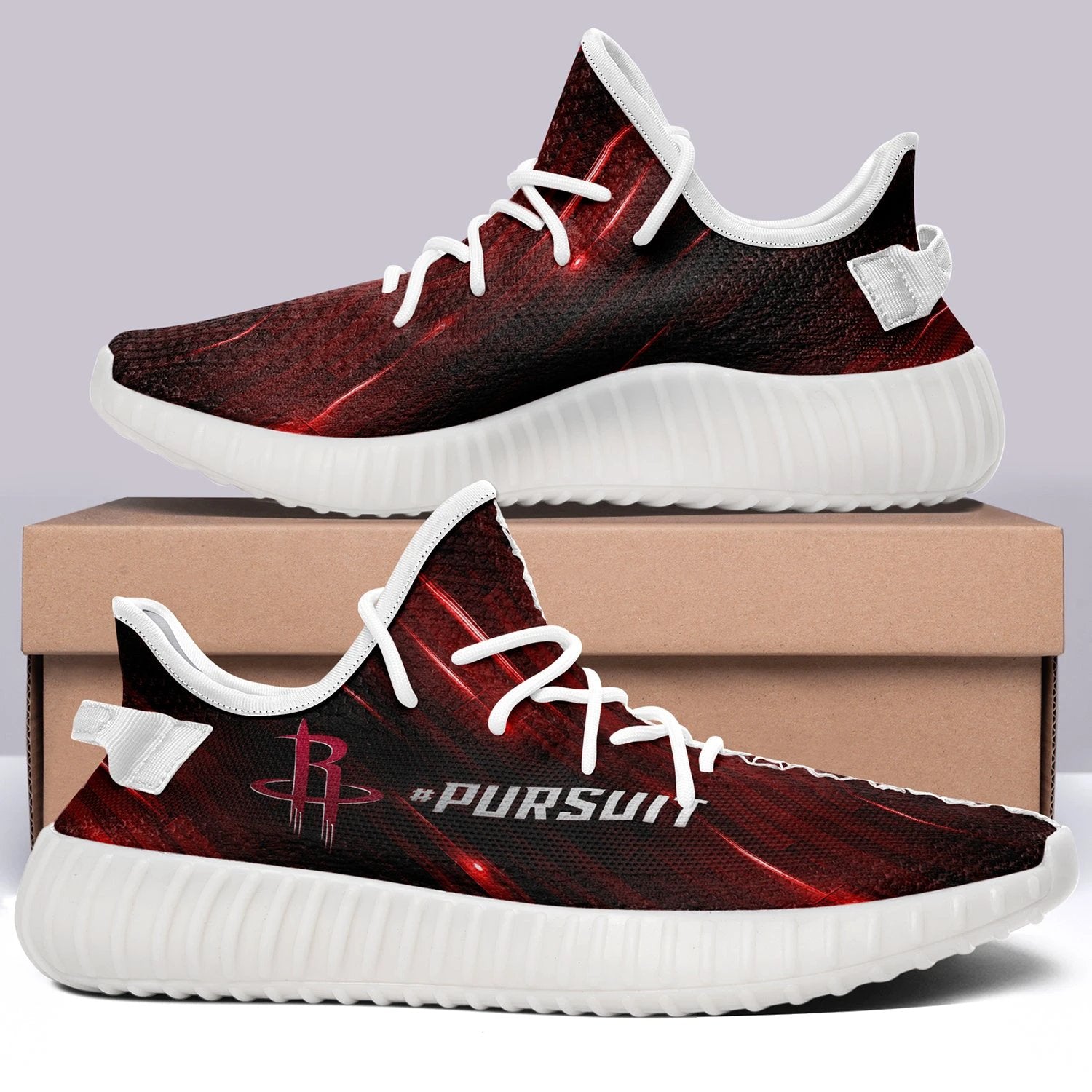 Houston Rockets NBA 350v Yeezy Sneakers For Men Women Fans by Crocs