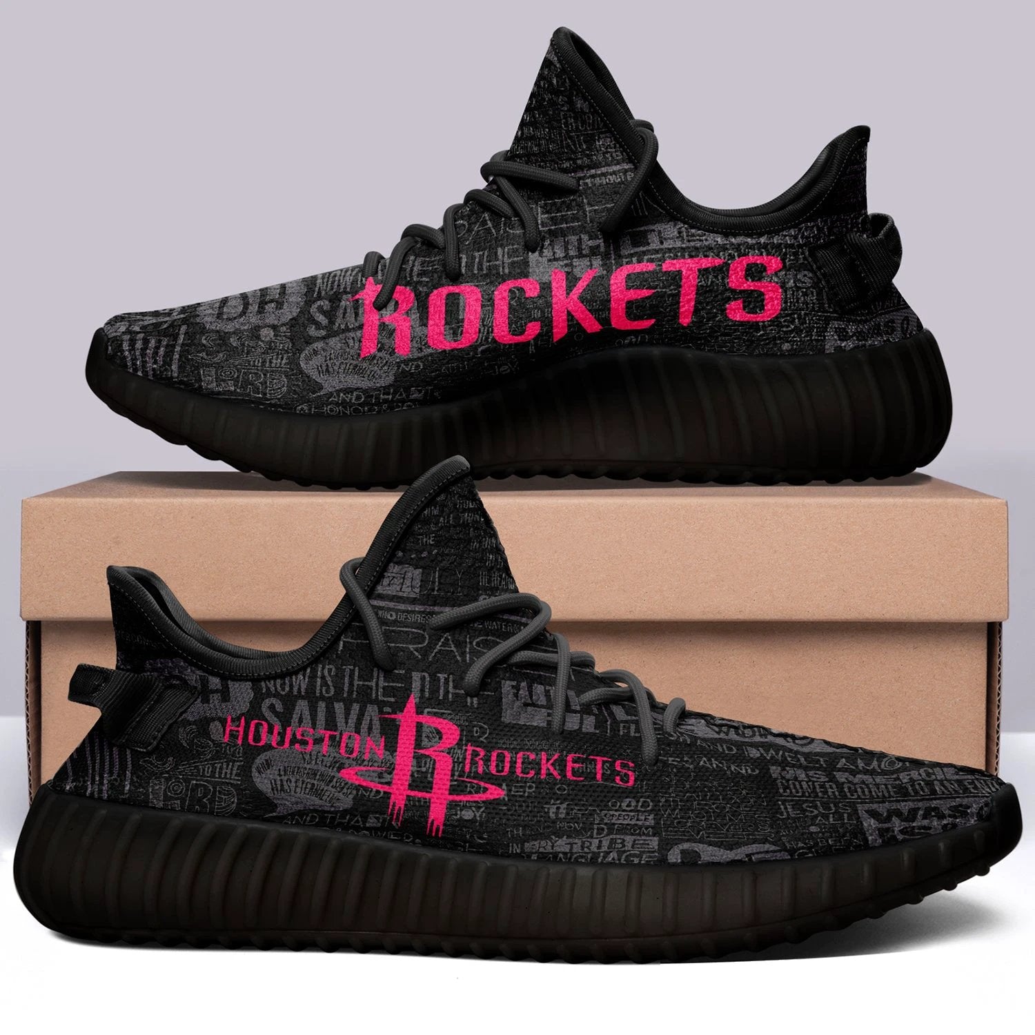 Houston Rockets NBA 350v Yeezy Sneakers For Men Women Fans by Crocs