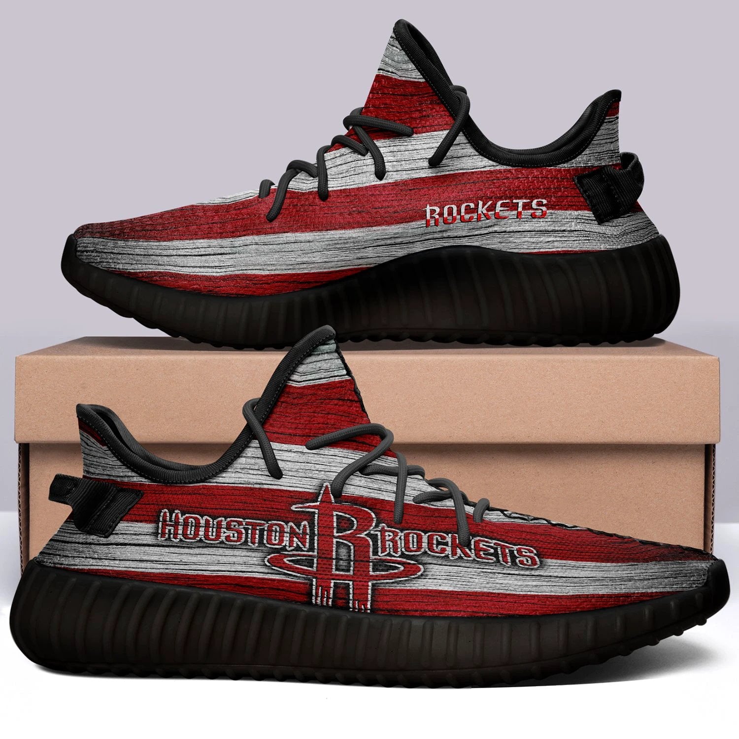 Houston Rockets NBA 350v Yeezy Sneakers For Men Women Fans by Crocs