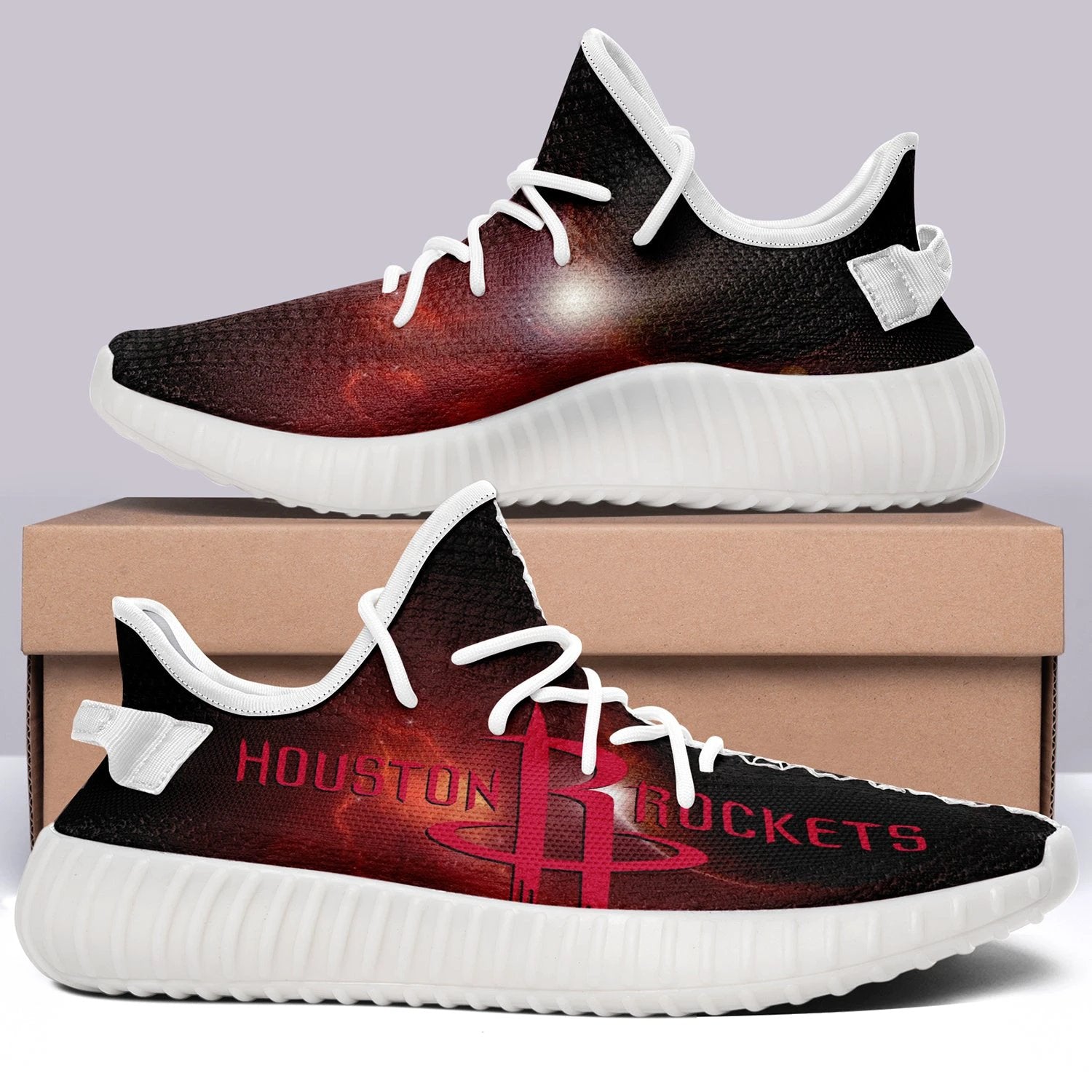 Houston Rockets NBA 350v Yeezy Sneakers For Men Women Fans by Crocs