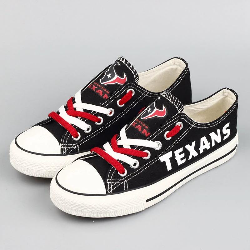 Houston Texans Low Top Canvas Sport Sneakers Shoes For Men Women Fans by Crocs