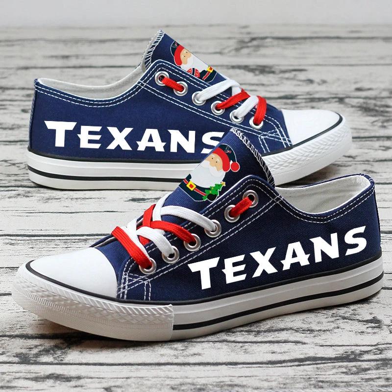 Houston Texans Low Top Canvas Sport Sneakers Shoes For Men Women Fans by Crocs