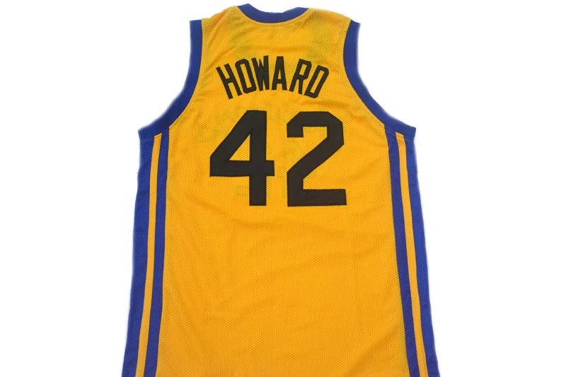 Howard Jersey #42 Beavers Teen Wolf Basketball Yellow by My store basketball