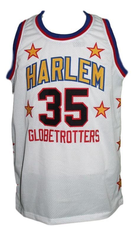 Huber Geese Ausbie Jersey #35 Harlem Globetrotters Basketball White by My store basketball