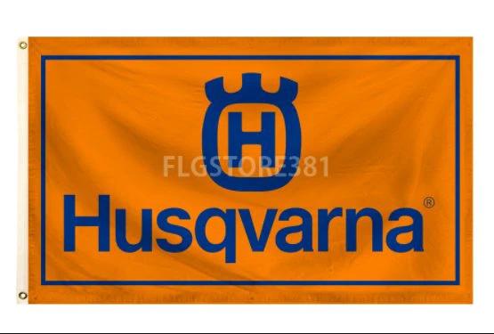 Husqvarna Motorcycles Flag 3X5 Ft Polyester Banner USA 90x150cm by flagsjustdoit