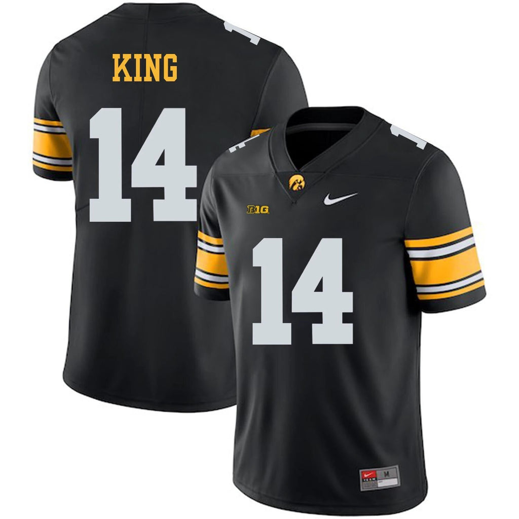 Iowa Hawkeyes #14 Desmond King NCAA College Football Jersey Black by My Store