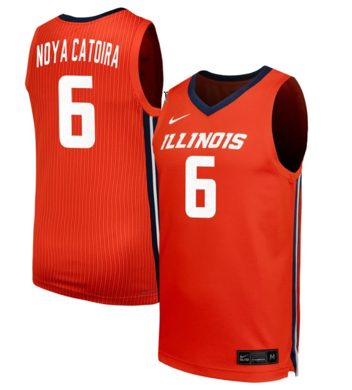 Irene Noya Catoira Jersey #6 Illinois Fighting Illini NIL Basketball Orange by My store basketball