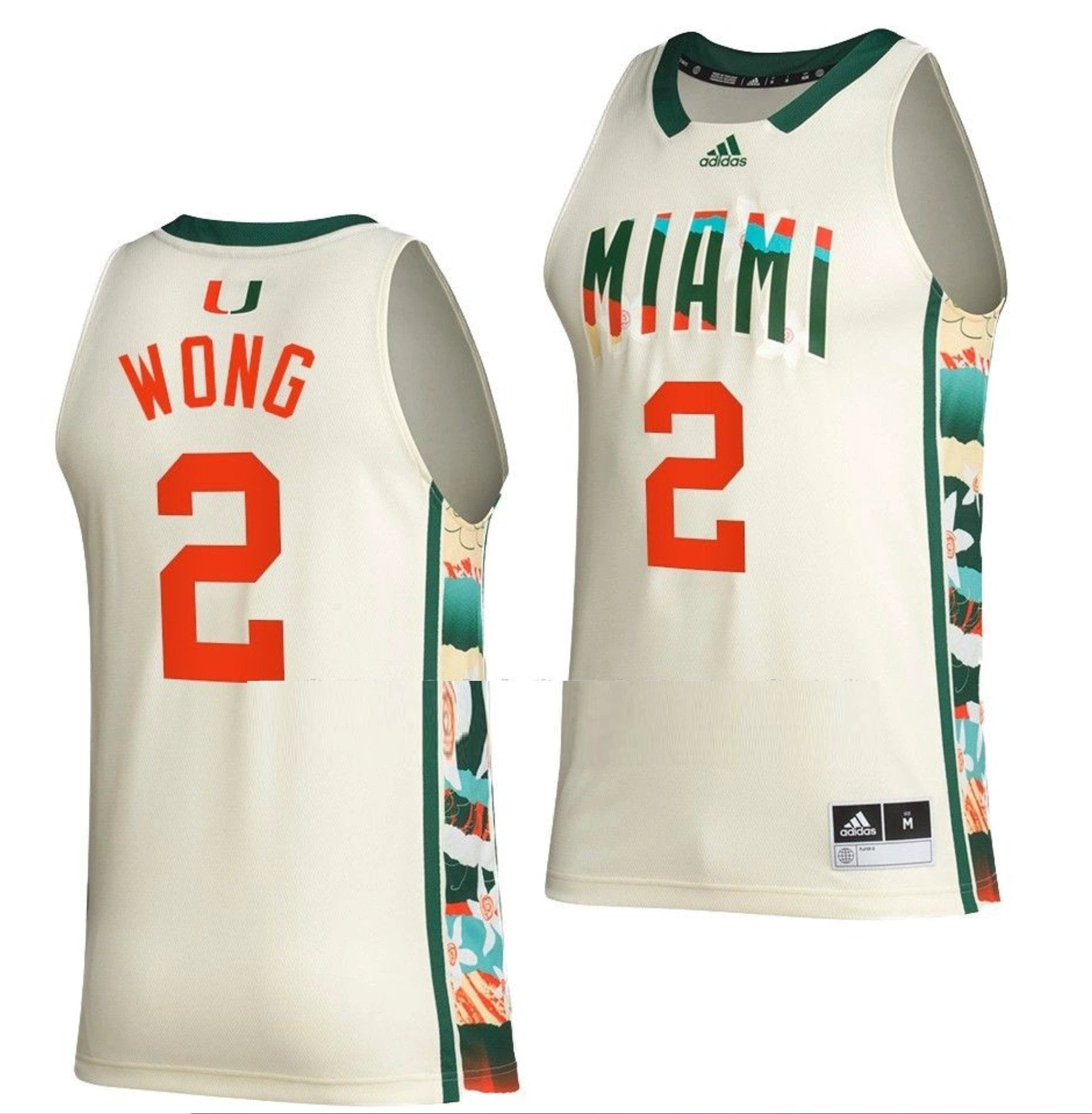 Isaiah Wong Jersey Miami Hurricanes College Basketball White Honoring Black Excellence #2 by My store basketball