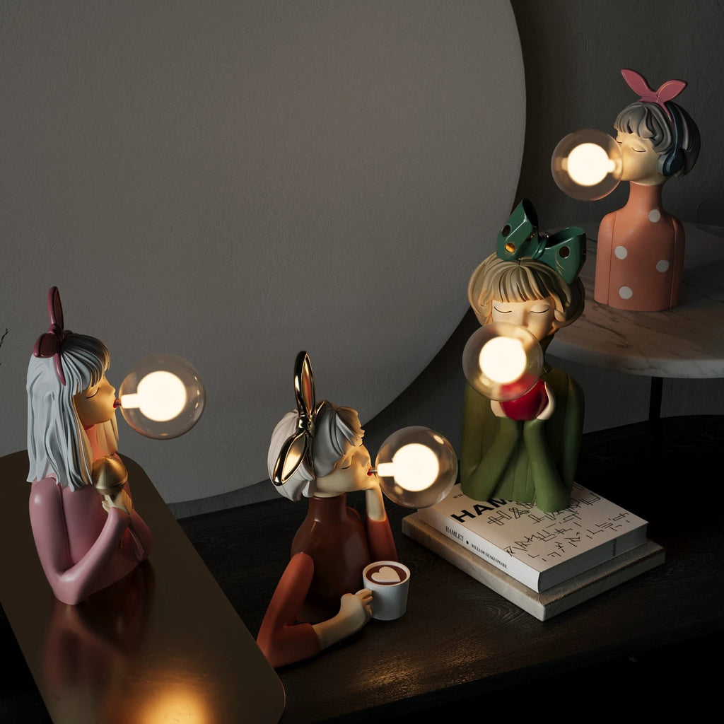 Sisterly Creations | Table lamp Bowlift by Bowlift