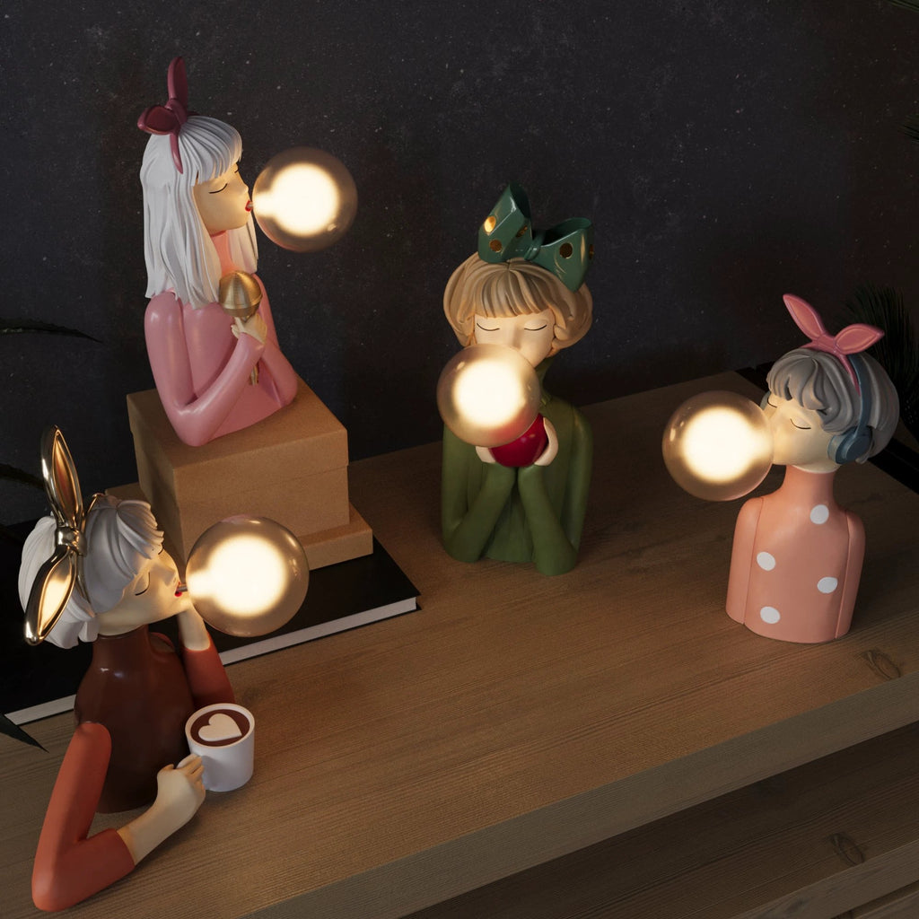 Sisterly Creations | Table lamp Bowlift by Bowlift